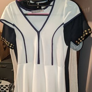 Finn & Clover White Dress size S